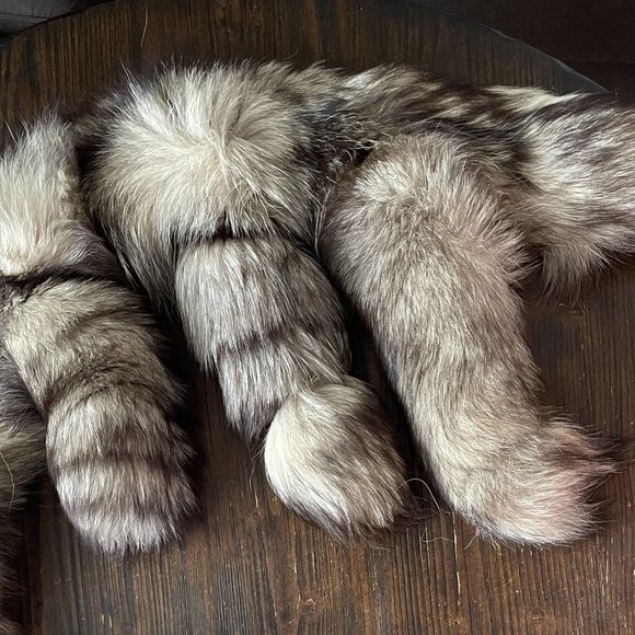 Vintage fur collar or scarf, unusual design. PD furs. Natural / real fur - Picture 4 of 7